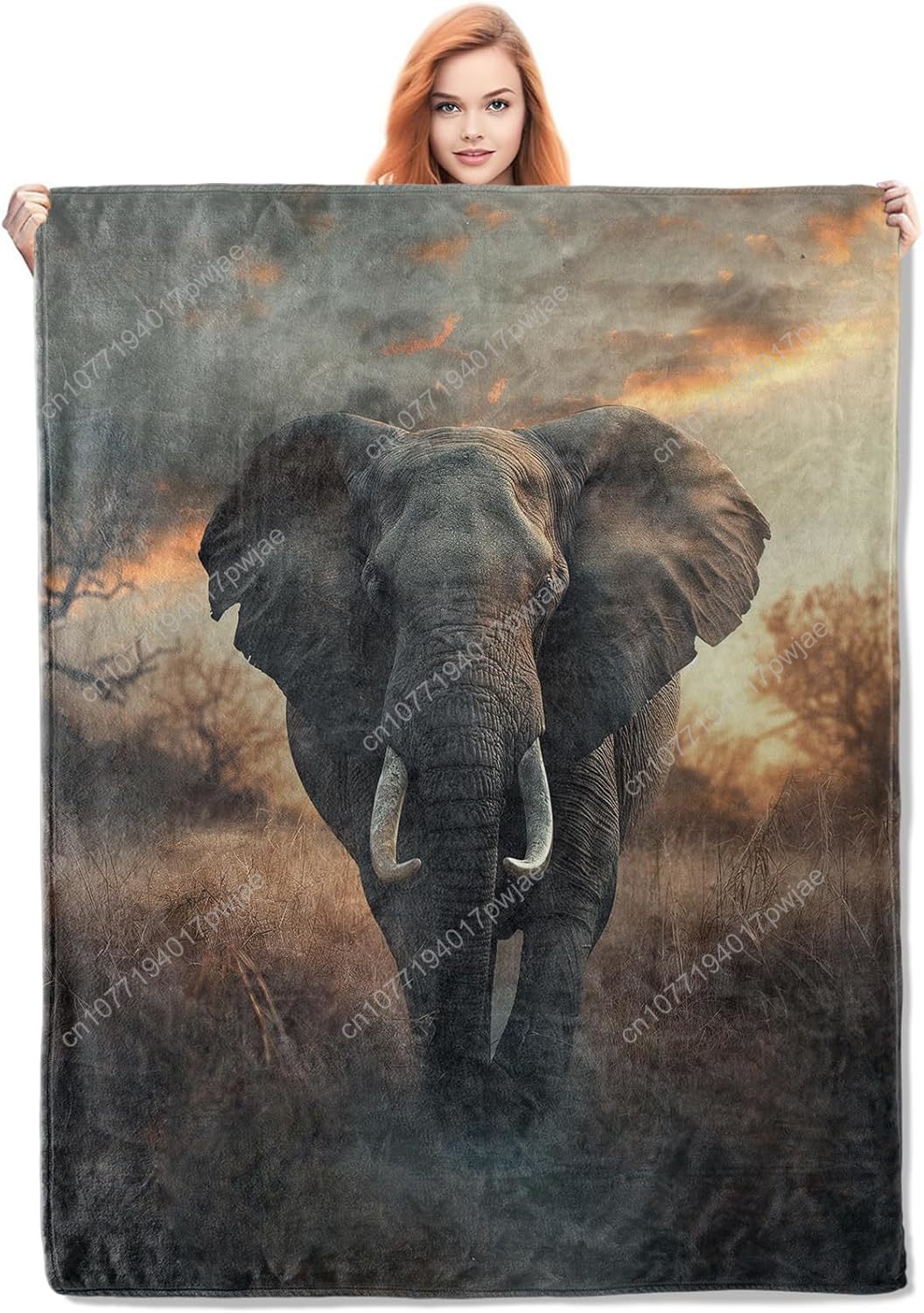 Cobertor de lã de elefante, ce - Quality Home Textiles avaliação e preço